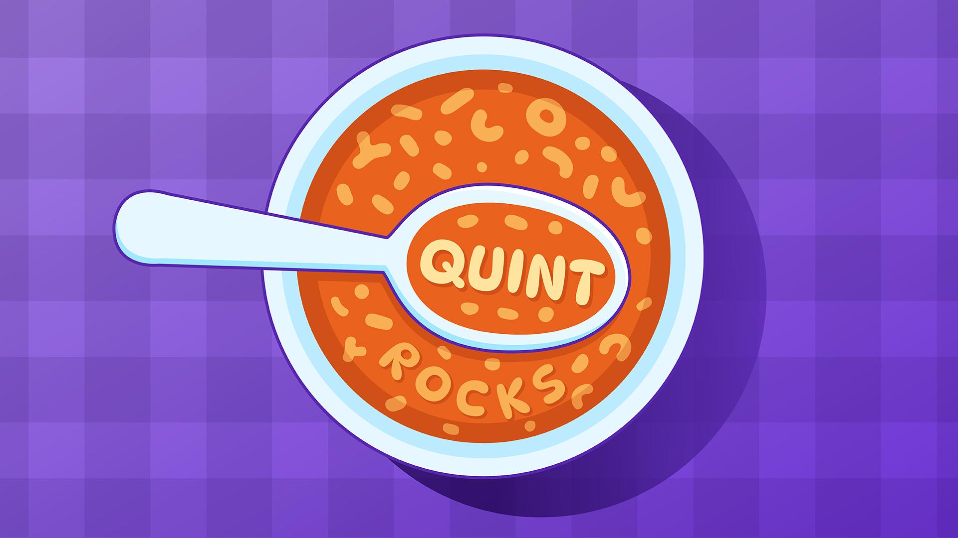 Alphabet soup with Quint Rocks