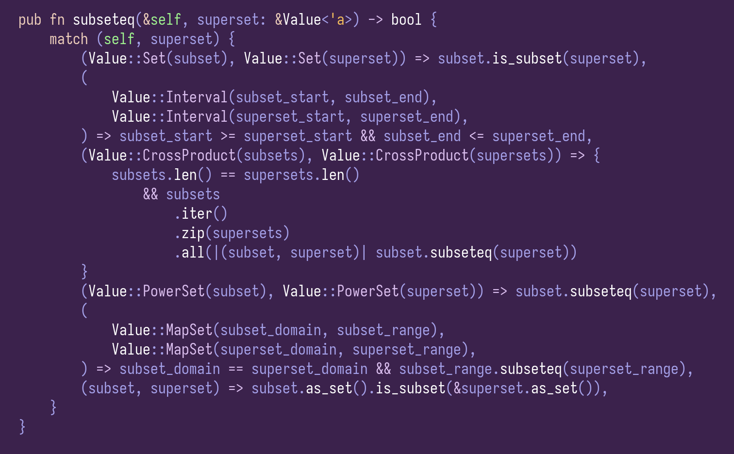 Rust vs TypeScript code comparison