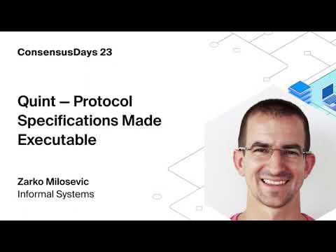 Quint - Protocol Specifications Made Executable