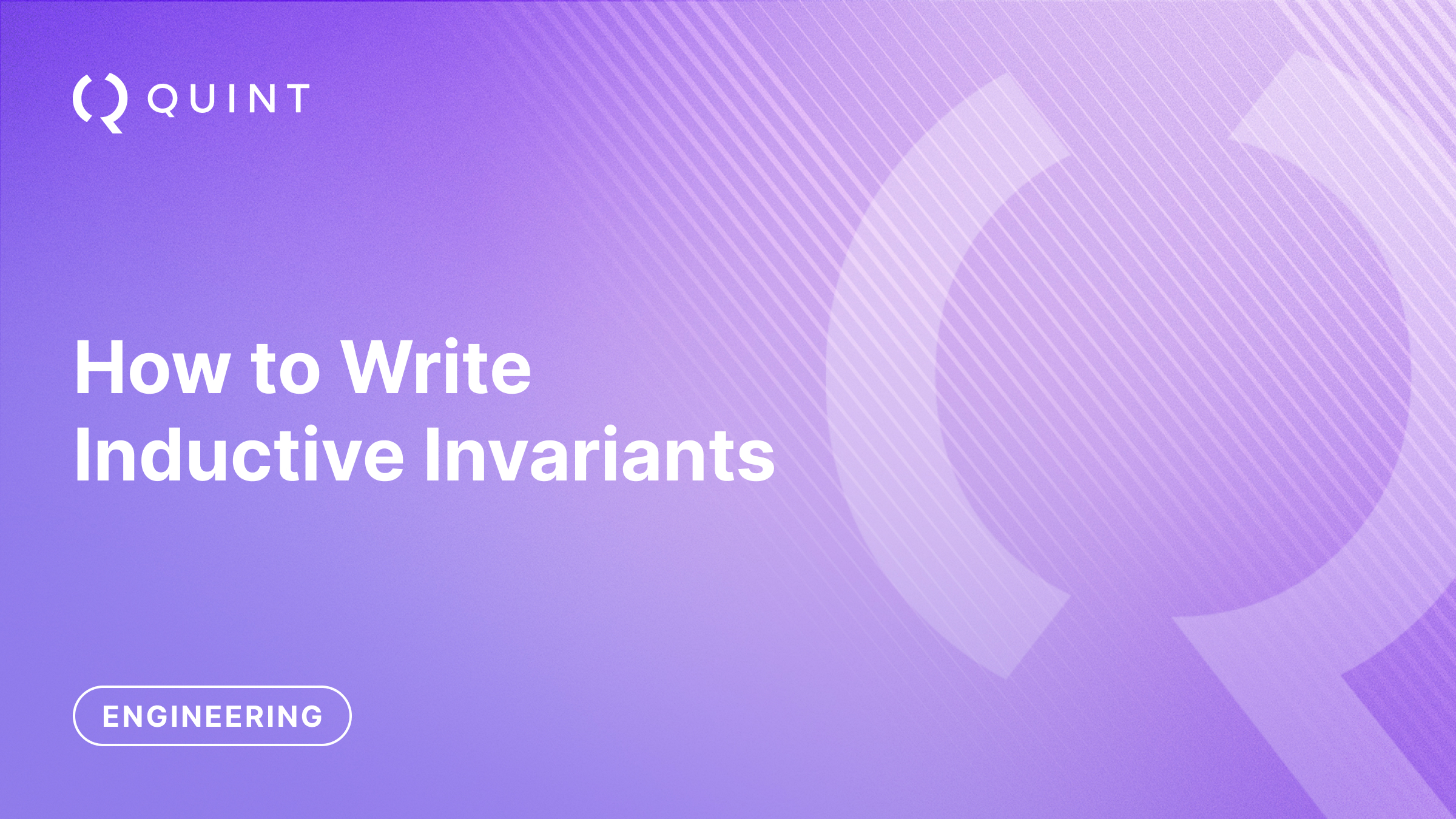 Cover image for How to Write Inductive Invariants