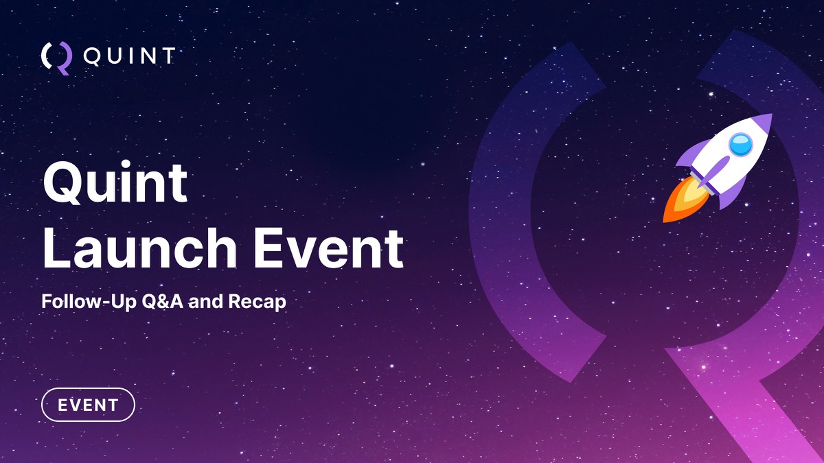 Quint launch event cover image